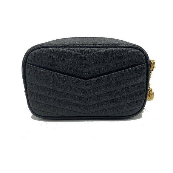 Saint Laurent Yves chain Shoulder Bag leather black - Picture 2 of 7